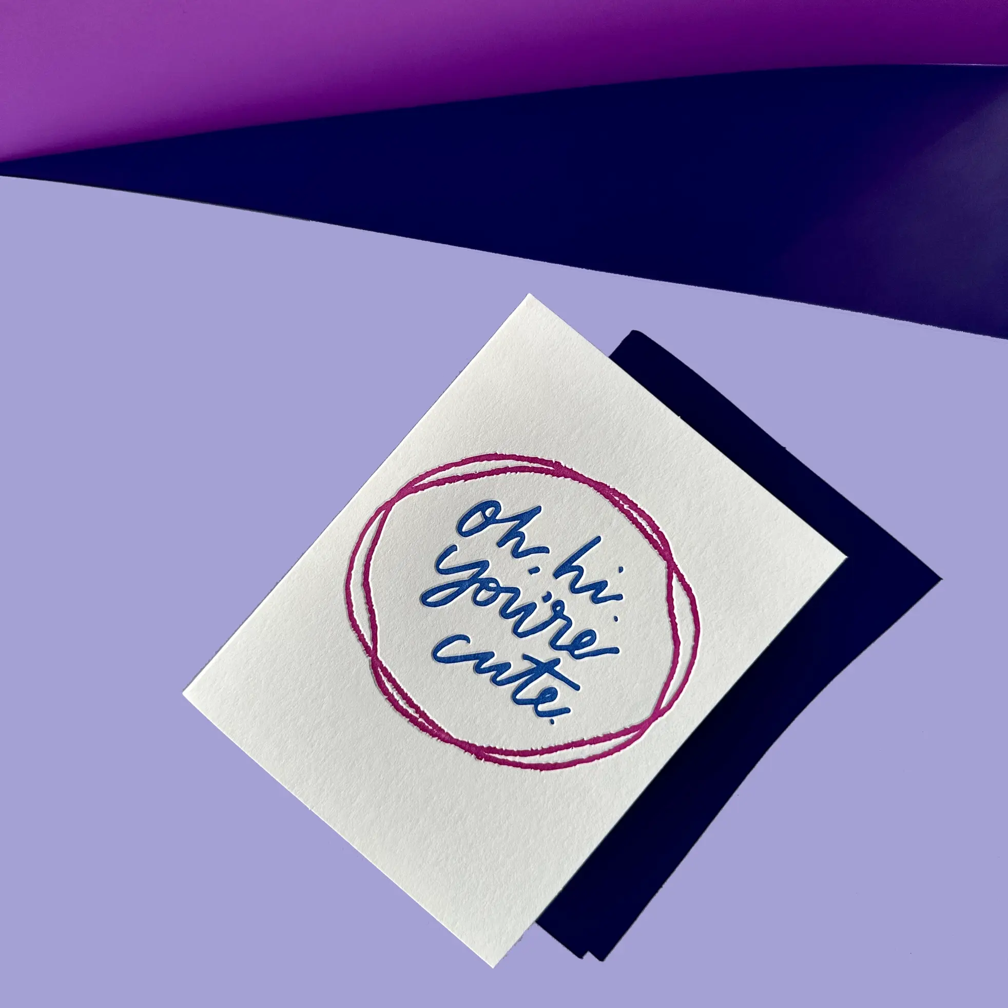 Ink Meets Paper - IMP IMPGCLO0022 - Oh, Hi. You're Cute. Card