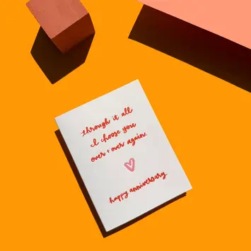 Ink Meets Paper - IMP IMPGCAN0007 - Choose You Anniversary Card