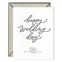 Ink Meets Paper - IMP IMPGCWE0004 - Happy Wedding Day Script Card