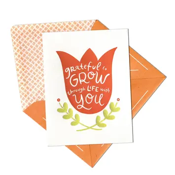 Ink Meets Paper - IMP IMPGCLO0029 - Grow Through Life with You Love Card