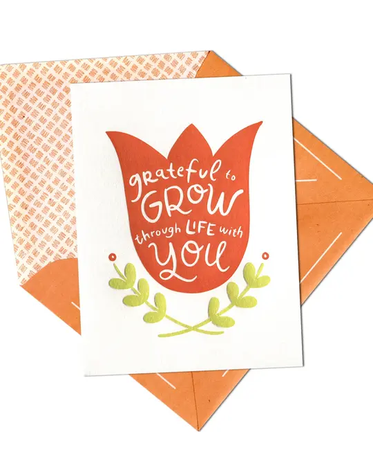 Ink Meets Paper - IMP IMPGCLO0029 - Grow Through Life with You Love Card