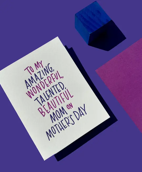 Ink Meets Paper - IMP IMPGCMD - Amazing Wonderful Talented Mother's Day Card