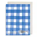 E. Frances Paper Studio - EF EFGCTY0030 - Blue GinghamThank You Card