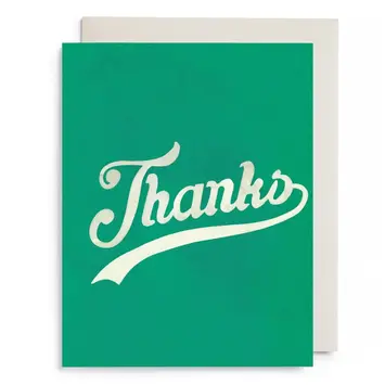E. Frances Paper Studio - EF EFGCTY0029 - Thanks Varsity Thank You Card