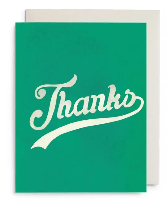 E. Frances Paper Studio - EF EFGCTY0029 - Thanks Varsity Thank You Card