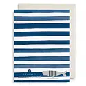 E. Frances Paper Studio - EF EFGCTY0024 - Navy Stripes Thank You Card