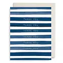 E. Frances Paper Studio - EF EFGCTY0024 - Navy Stripes Thank You Card