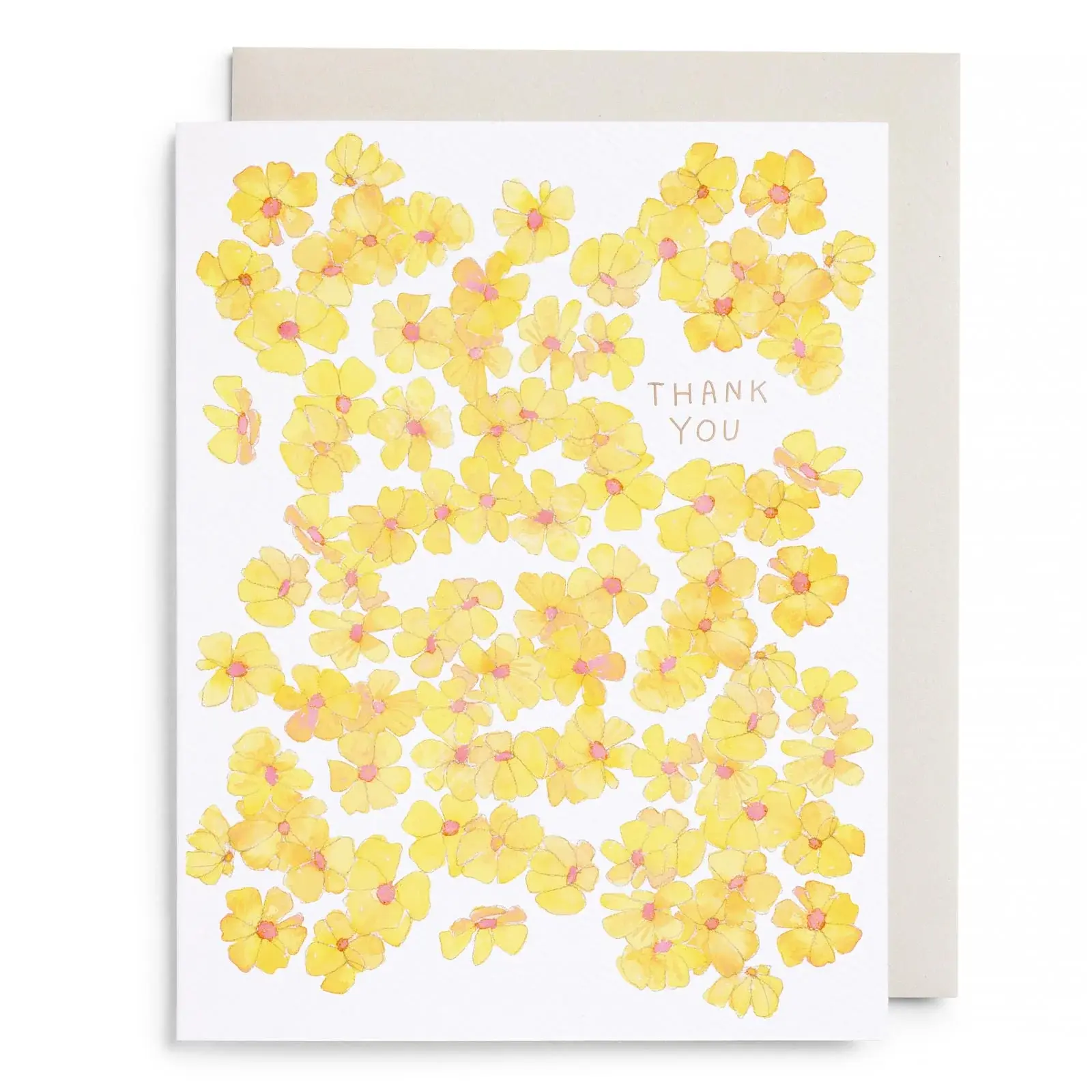 E. Frances Paper Studio - EF EFGCTY - Yellow Flowers Thank You Card
