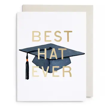 E. Frances Paper Studio - EF EFGCGR0011 - Best Hat Ever Graduation Card
