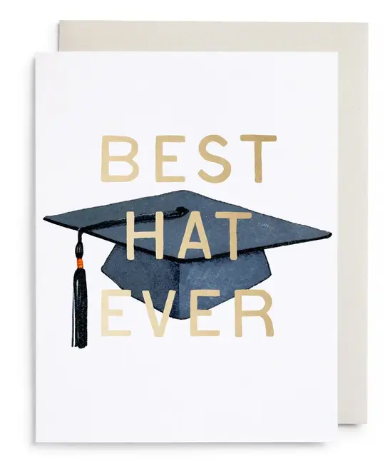 E. Frances Paper Studio - EF EFGCGR0011 - Best Hat Ever Graduation Card