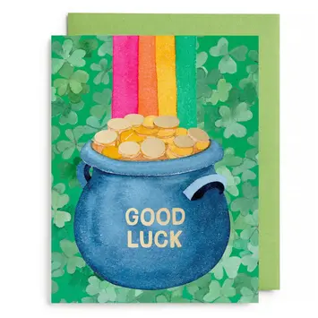 E. Frances Paper Studio - EF EFGCGL0002 - Pot of Gold Good Luck Card