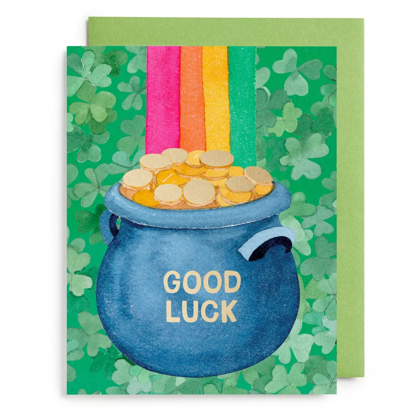 E. Frances Paper Studio - EF EFGCGL0002 - Pot of Gold Good Luck Card