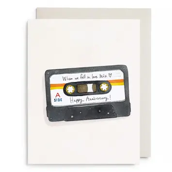 E. Frances Paper Studio - EF EFGCAN0008 - Mix Tape Anniversary Card