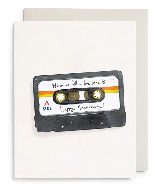 E. Frances Paper Studio - EF EFGCAN0008 - Mix Tape Anniversary Card