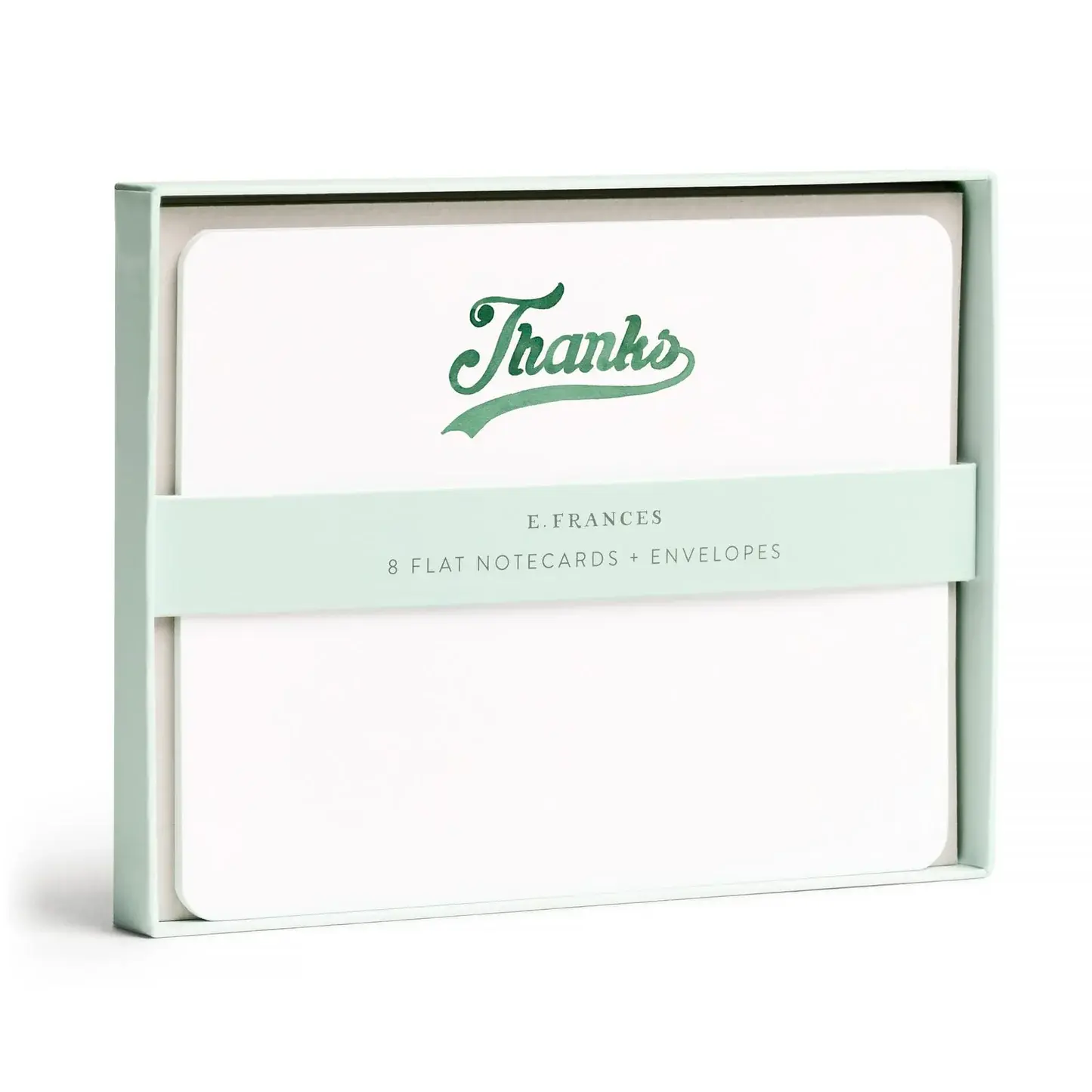 E. Frances Paper Studio - EF EF NSTY - Varsity Thanks Thank You Flat Notes Boxed Set of 8