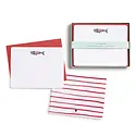 E. Frances Paper Studio - EF EF NSBL - Frankie Stripey Whale Flat Box Note Set, Set of 8
