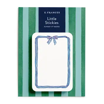 E. Frances Paper Studio - EF EF OS - Blue Ribbon Little Stickies Sticky Notes