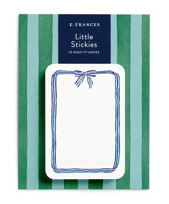 E. Frances Paper Studio - EF EF OS - Blue Ribbon Little Stickies Sticky Notes