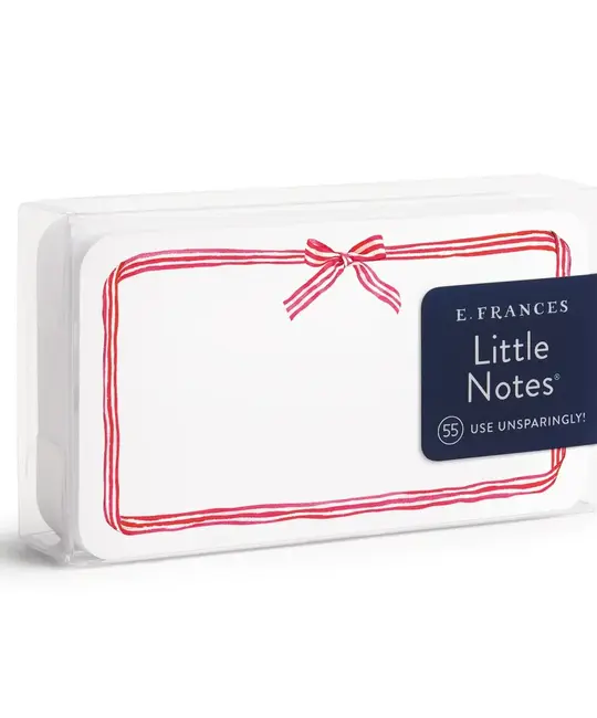 E. Frances Paper Studio - EF EF ECBS - Red Ribbon Candy Little Notes, set of 55