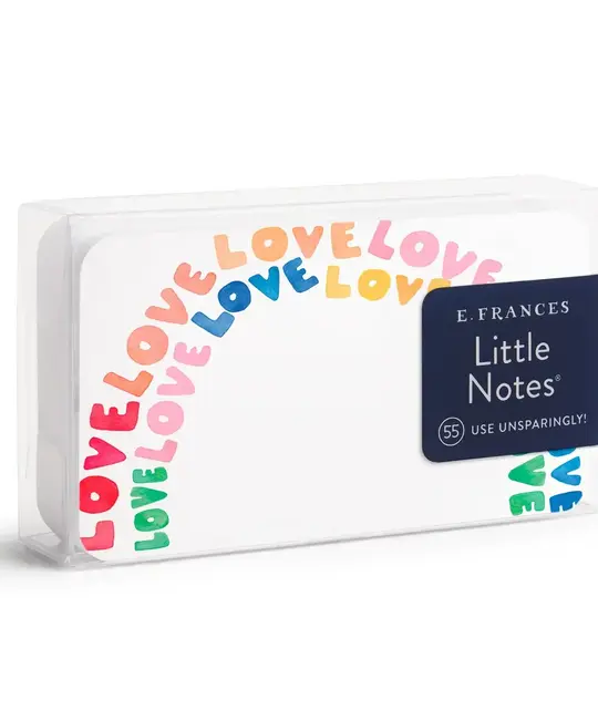 E. Frances Paper Studio - EF EF ECBS - Love Rainbow Little Notes, set of 55