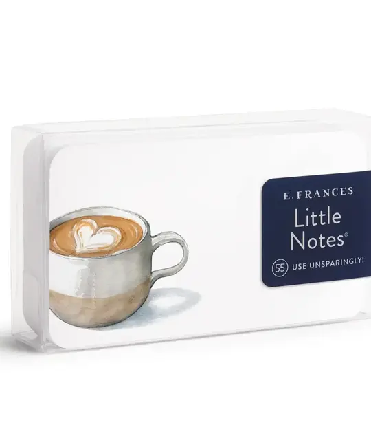 E. Frances Paper Studio - EF EF ECBS - Latte Love Coffee Mug Little Notes, set of 55