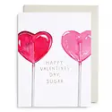 E. Frances Paper Studio - EF EFGCVD0020 - Heart Lollipops Valentine's Day Card