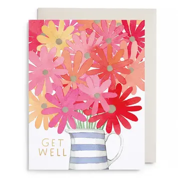 E. Frances Paper Studio - EF EFGCGW0006 - Flowers Get Well Card