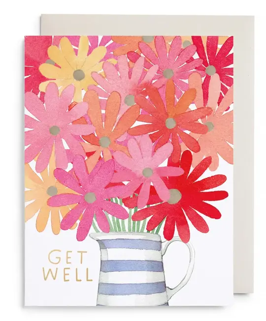 E. Frances Paper Studio - EF EFGCGW0006 - Flowers Get Well Card