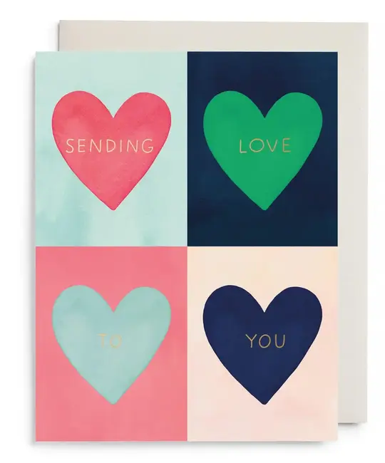 E. Frances Paper Studio - EF EFGCMI0032 - Love to You Hearts Card