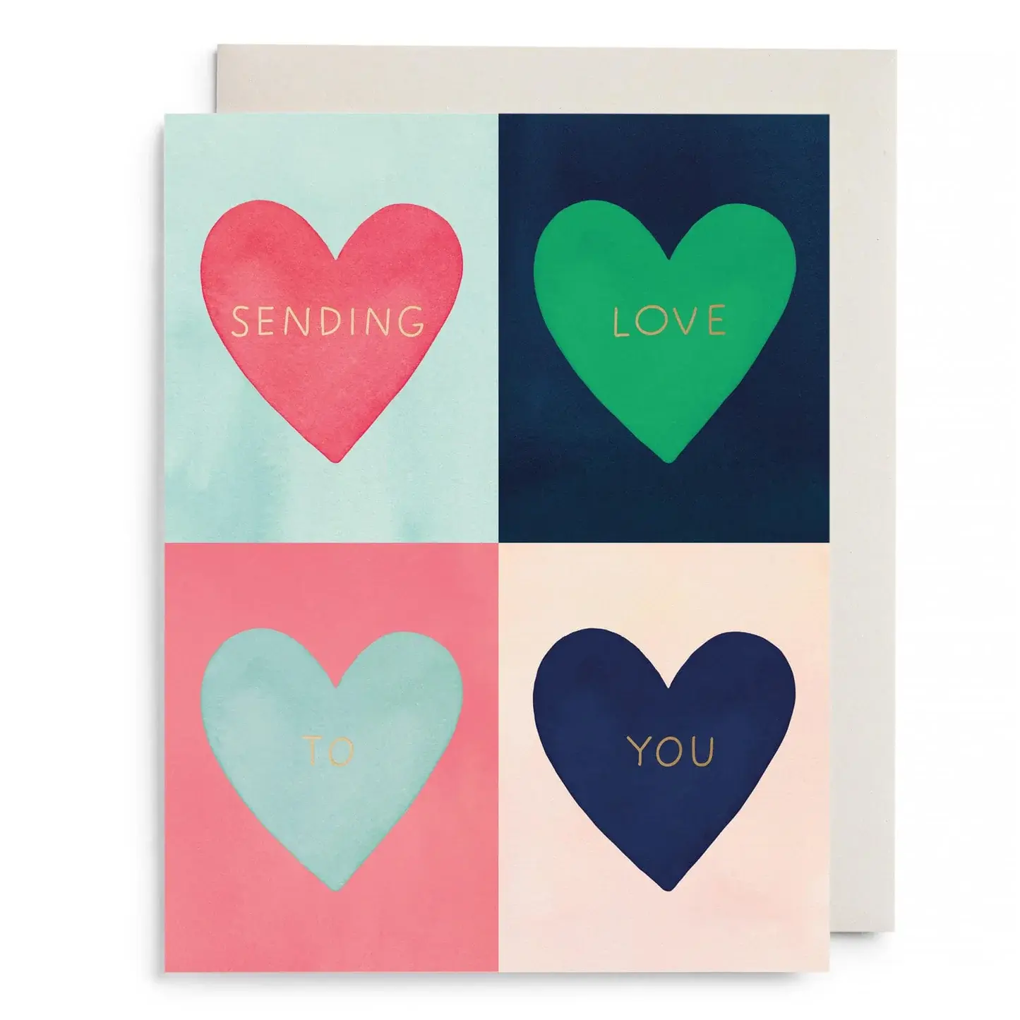 E. Frances Paper Studio - EF EFGCMI0032 - Love to You Hearts Card