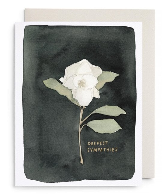 E. Frances Paper Studio - EF EFGCSY - White Flower Sympathy Card