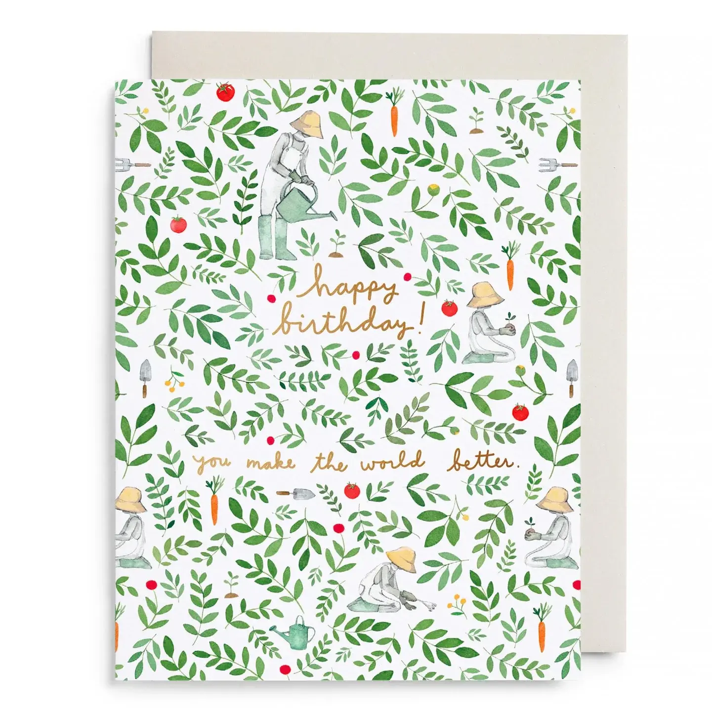 E. Frances Paper Studio - EF EFGCBI0104 - Gardener Birthday Card