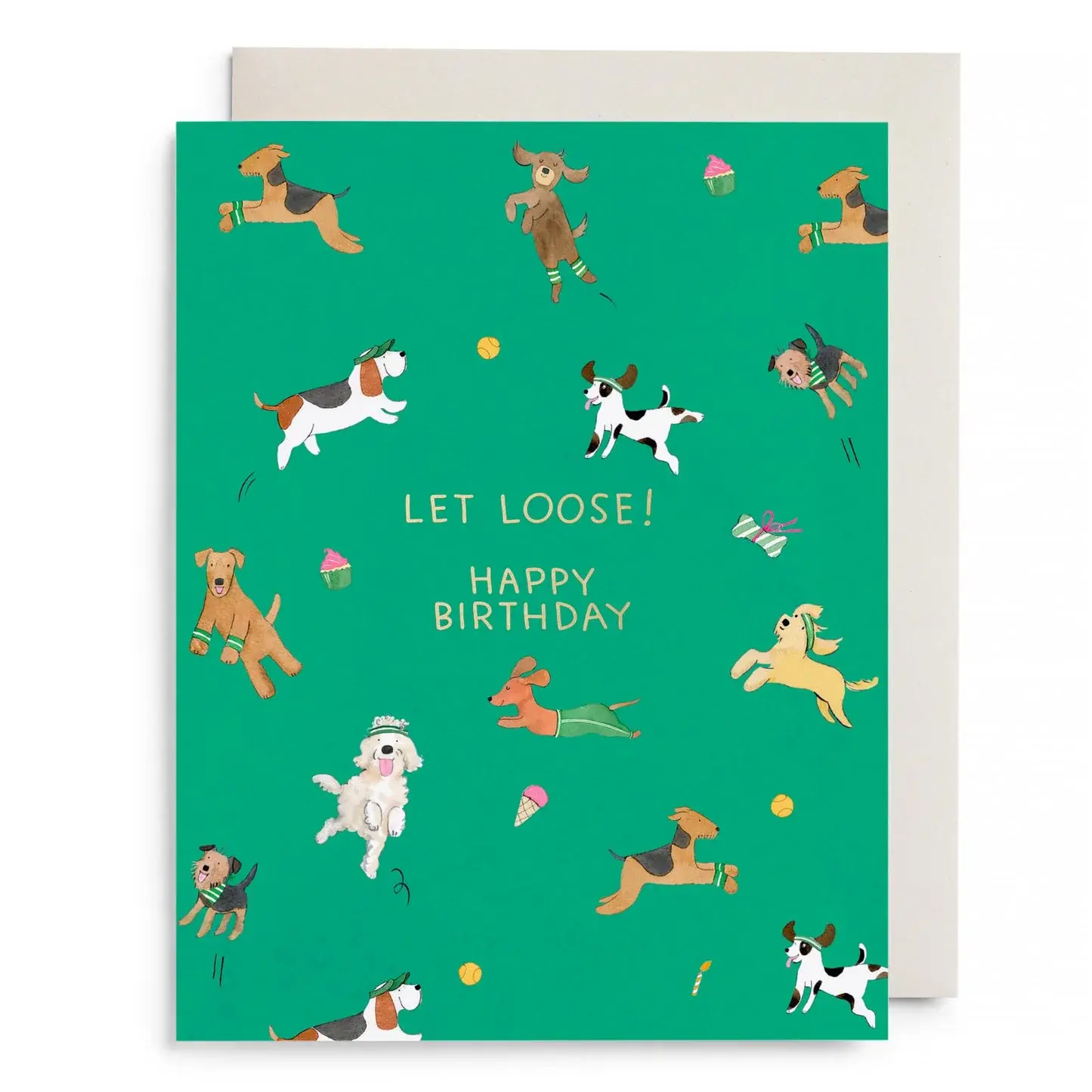 E. Frances Paper Studio - EF EFGCBI0102 - Off Leash Birthday Card