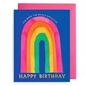 E. Frances Paper Studio - EF EFGCBI0101 - World Brighter Birthday Card