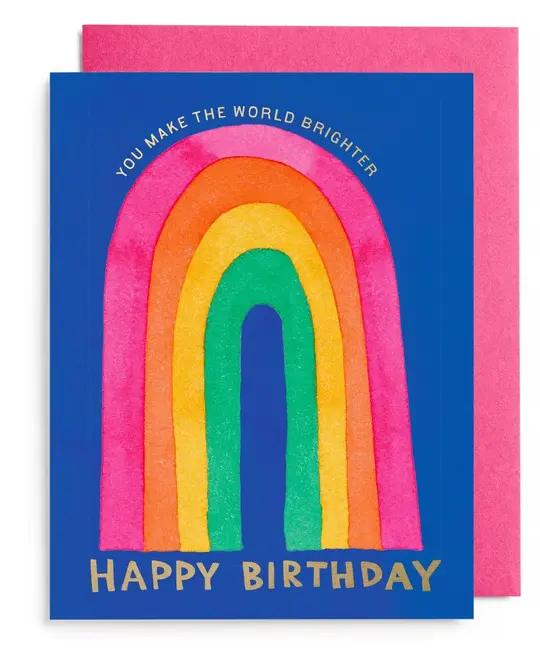 E. Frances Paper Studio - EF EFGCBI0101 - World Brighter Birthday Card