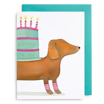 E. Frances Paper Studio - EF EFGCBI0087 - Slinky Dog Birthday Card