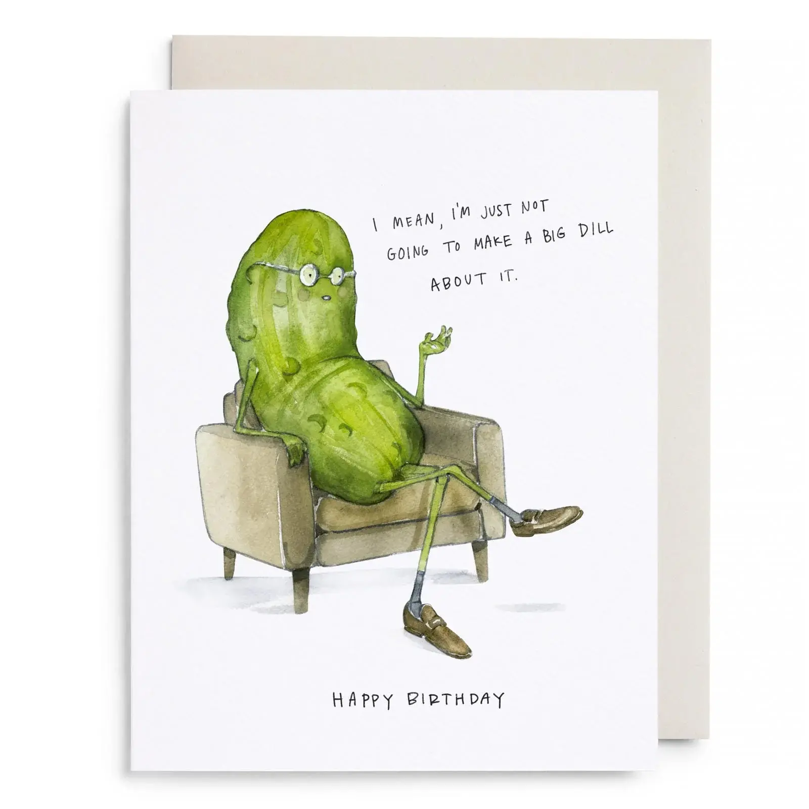 E. Frances Paper Studio - EF EFGCBI - Big Dill Pickle Birthday Card