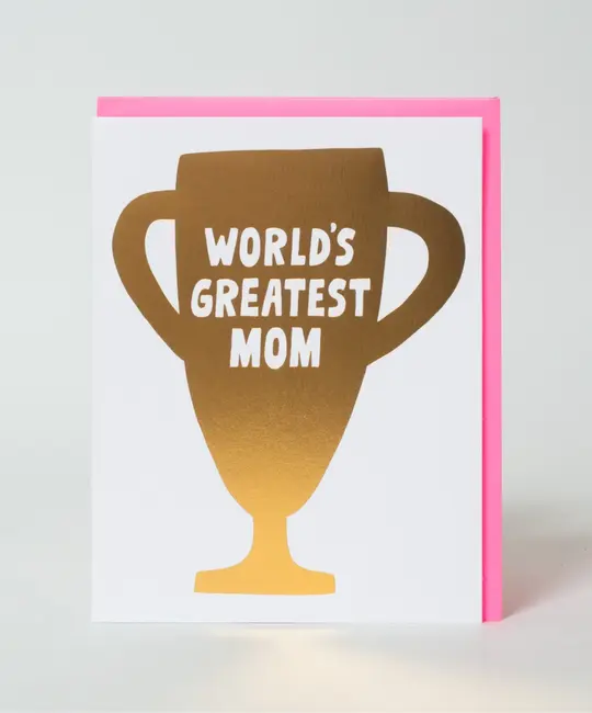 Ashkahn - AS ASGCMD0010 - Gold Trophy World's Greatest Mother's Day Card