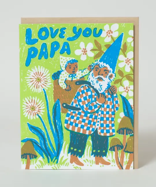 Phoebe Wahl - PW PWGCFD0003 - Love You Papa Gnome Father's Day Card