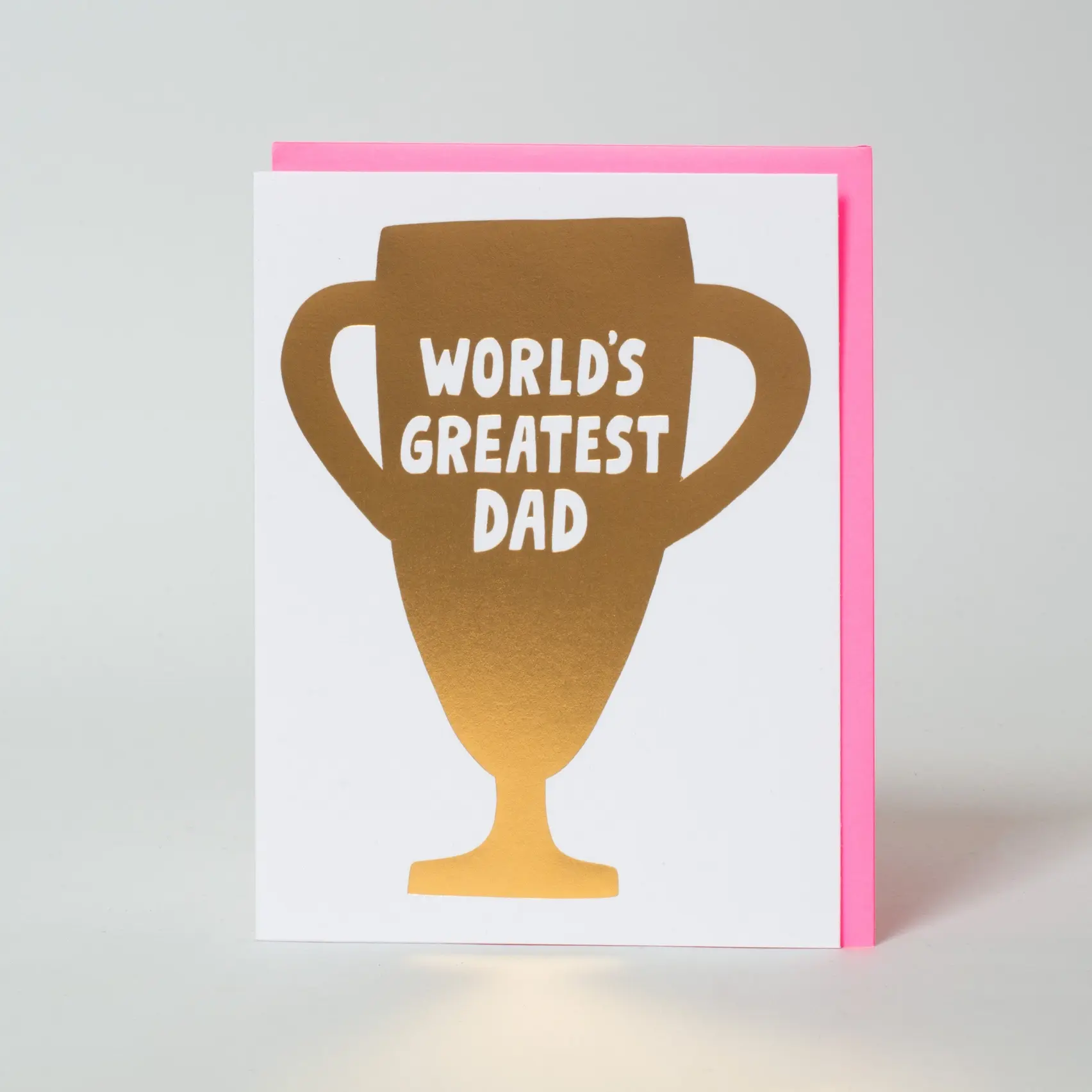 Ashkahn - AS ASGCFD0011 - Gold Trophy World's Greatest Father's Day Card