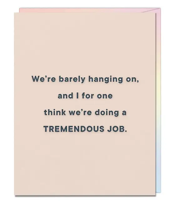 Em + Friends - EMM EMMGCFR0016 - Tremendous Job Carvell Wallace Friendship Card