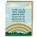 Em + Friends - EMM Triple-Rainbow Bonus Mom Mother's Day Card