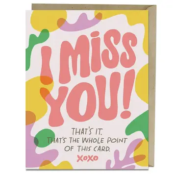 Em + Friends - EMM EMMGCFR0033 - I Miss You Whole Point Card
