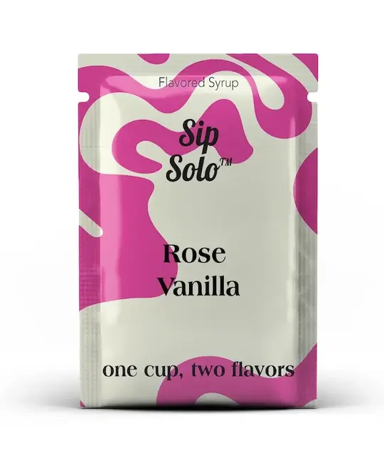 Sip Solo - SIS SIS FAD - Rose Vanilla Single-Serve Flavored Syrup