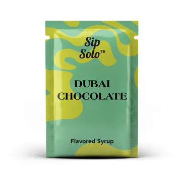 Sip Solo - SIS SIS FAD - Dubai Chocolate Single-Serve Flavored Syrup