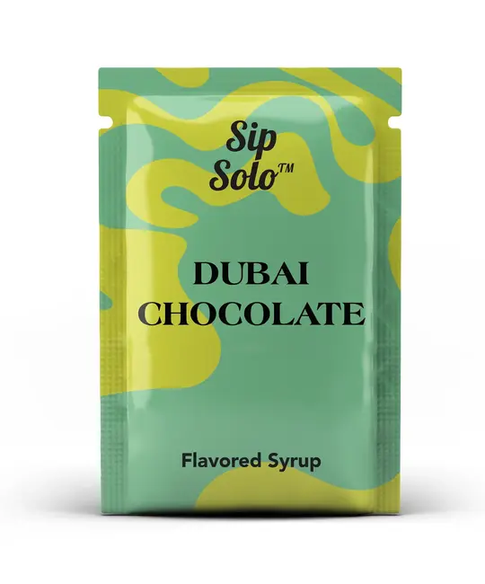 Sip Solo - SIS SIS FAD - Dubai Chocolate Single-Serve Flavored Syrup