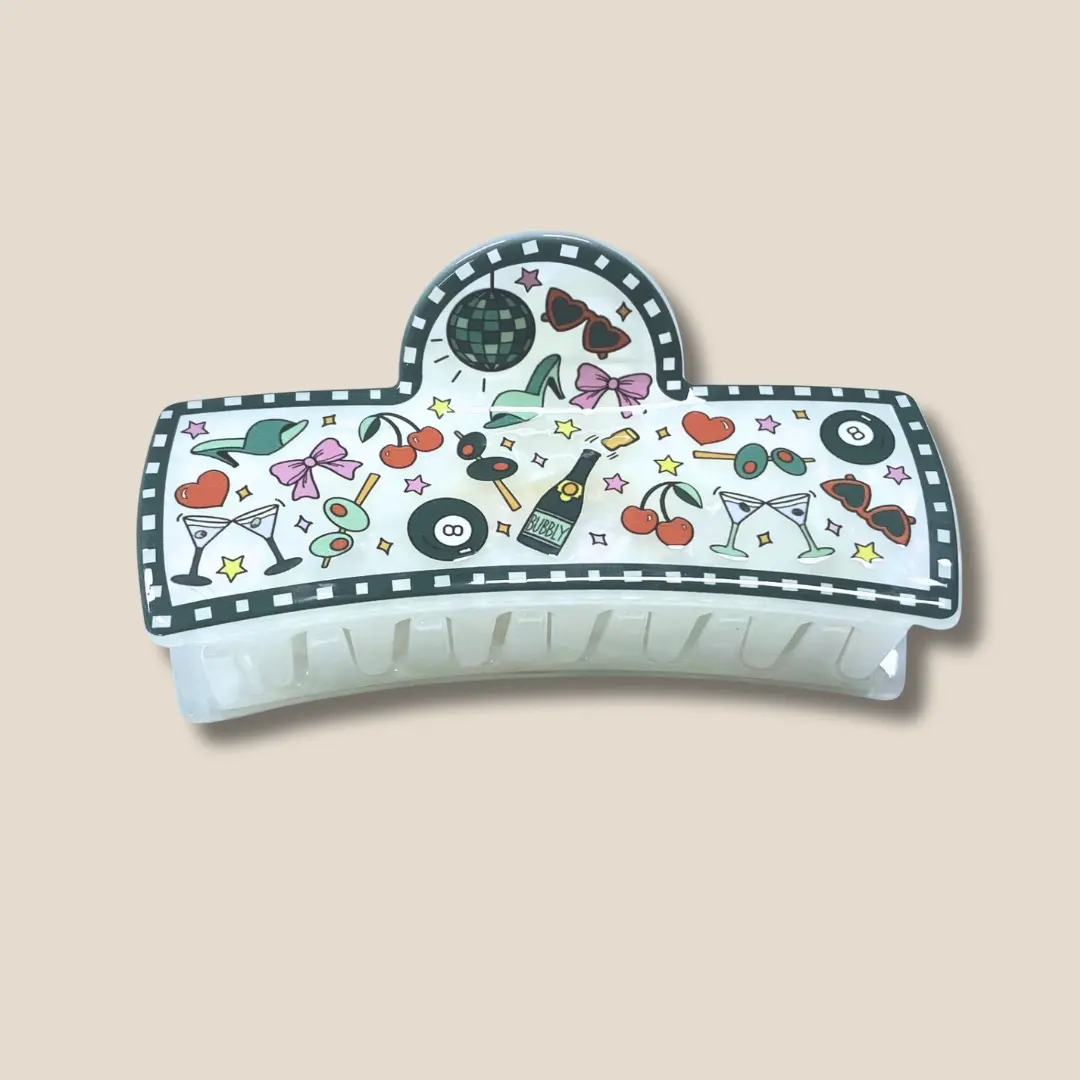 Ellipsis Goods - ELG ELG ACHA - Girls Night Out Claw Hair Clip