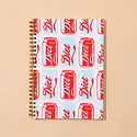 and Here We Are - AHW AHW NBLI - Diet Soda Modern Pop Art Spiral Notebook, lined