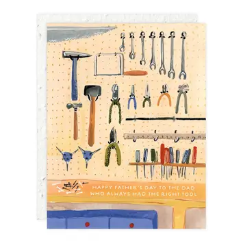 Seedlings - SED SEDGCFD0005 - Right Tools Father's Day Card