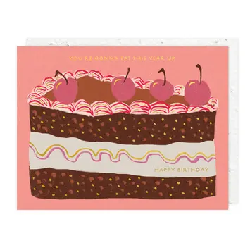 Seedlings - SED SEDGCBI0084 - Slice of Cake Birthday Card